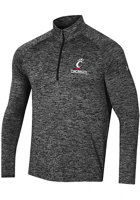 Under Armour Cincinnati Bearcats Mens Black Logo Tech Twist Long Sleeve 1/4 Zip Pullover