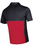 Under Armour Texas Tech Red Raiders Mens Black Sideline Football Blocked Short Sleeve Polo