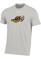 Under Armour Akron RubberDucks Grey Performance Cotton Short Sleeve T Shirt