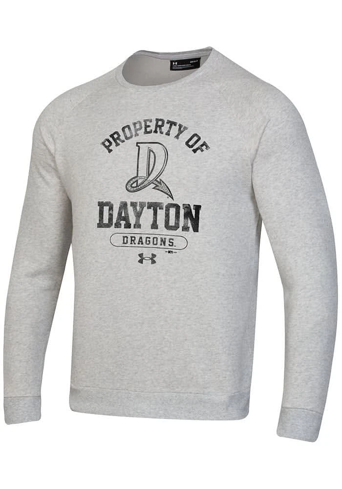 Under Armour Dayton Dragons Mens All Day Crew Long Sleeve Sweatshirt