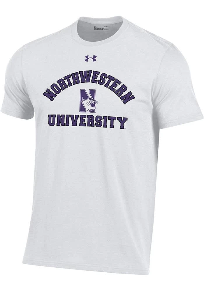 Under Armour Northwestern Wildcats Performance Cotton Short Sleeve T Shirt
