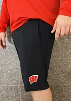 Under Armour Wisconsin Badgers Mens Black Tech Shorts