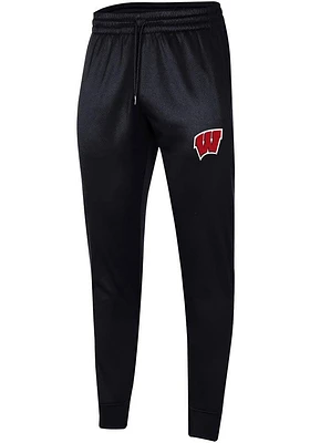 Under Armour Wisconsin Badgers Mens Black Fleece Pants
