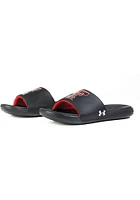 Texas Tech Red Raiders Black Ansa Slide Mens Shoes