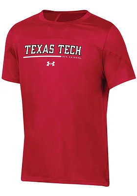 Under Armour Texas Tech Red Raiders Youth SL Training Short Sleeve T-Shirt