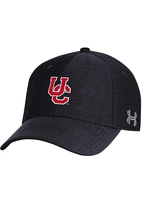 Under Armour Cincinnati Bearcats Mens Black Logo Blitzing 3.0 Stretch Flex Hat