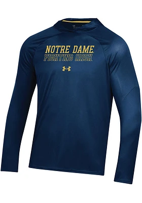 Under Armour Notre Dame Fighting Irish Mens Navy Blue Sideline Performance Hood