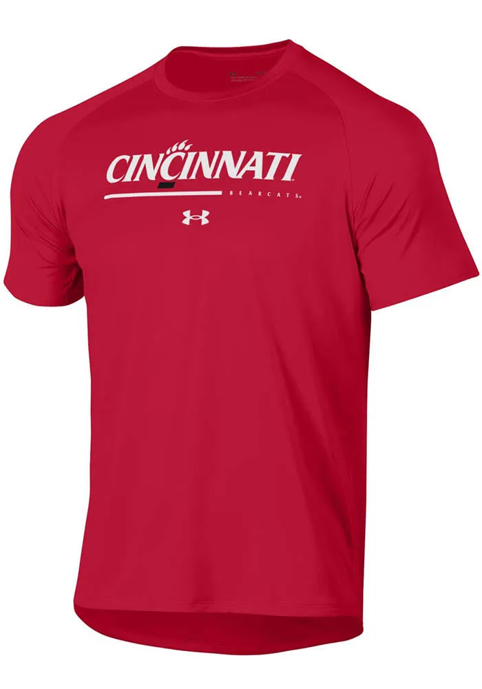 Under Armour Cincinnati Bearcats Sideline Training Short Sleeve T Shirt