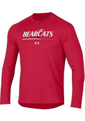 Under Armour Cincinnati Bearcats Red Sideline Training Long Sleeve T-Shirt