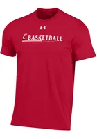 Under Armour Cincinnati Bearcats Red Sideline Basketball Performance Short Sleeve T Shirt