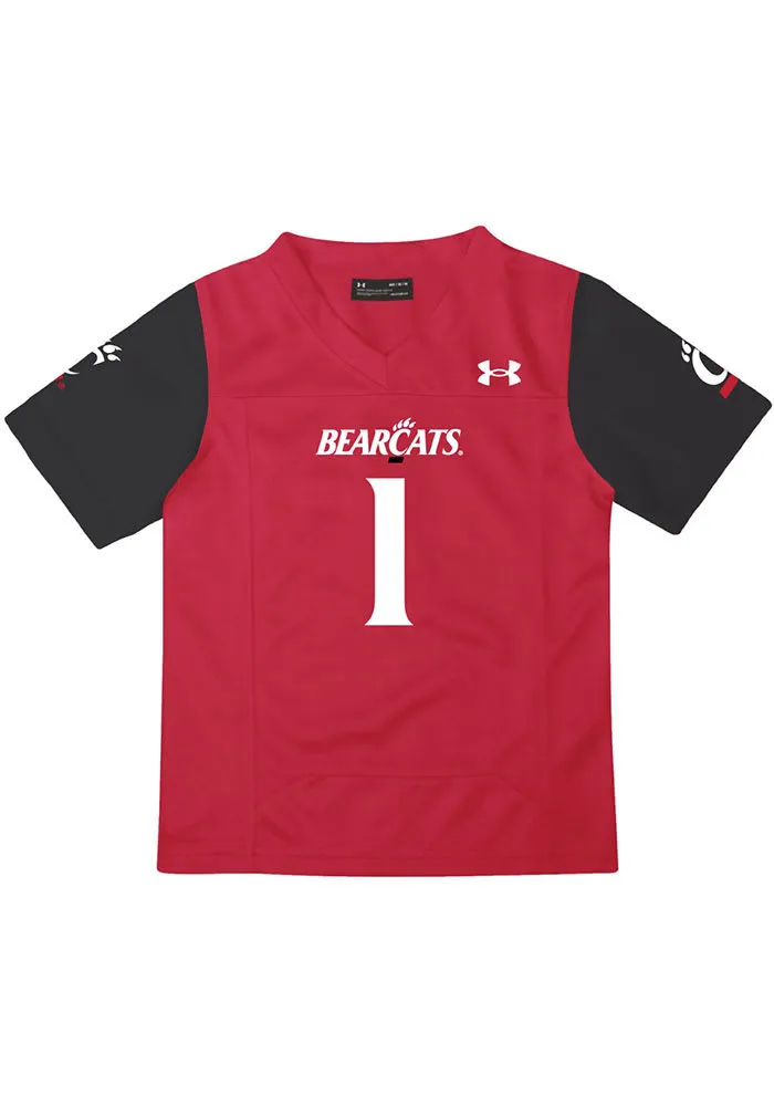 Under Armour Cincinnati Bearcats Toddler Red Universal Replica Football Jersey