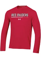 Under Armour Texas Tech Red Raiders Sideline Training Long Sleeve T-Shirt