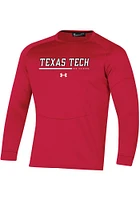 Under Armour Texas Tech Red Raiders Mens Sideline Fleece Long Sleeve Sweatshirt