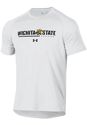 Under Armour Wichita State Shockers White Sideline Training Short Sleeve T Shirt