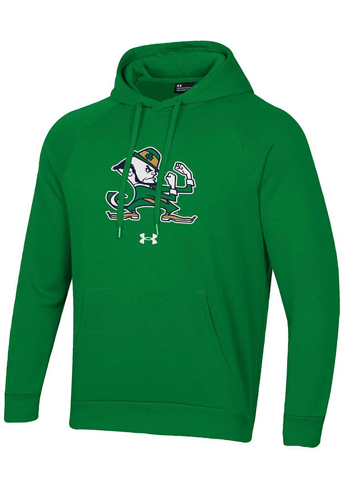 Under Armour Notre Dame Fighting Irish Mens All Day Fleece Long Sleeve Hoodie