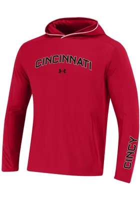 Under Armour Cincinnati Bearcats Mens Red Gameday Tech Mesh Hood