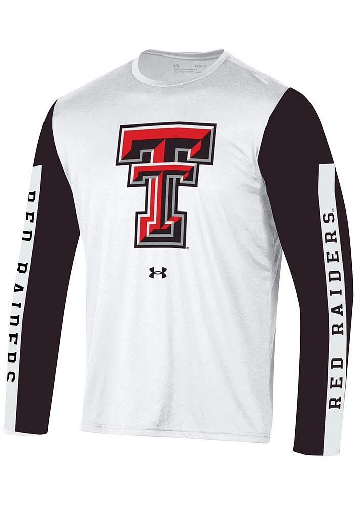 Under Armour Texas Tech Red Raiders White Gameday Long Sleeve T-Shirt