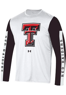 Under Armour Texas Tech Red Raiders White Gameday Long Sleeve T-Shirt