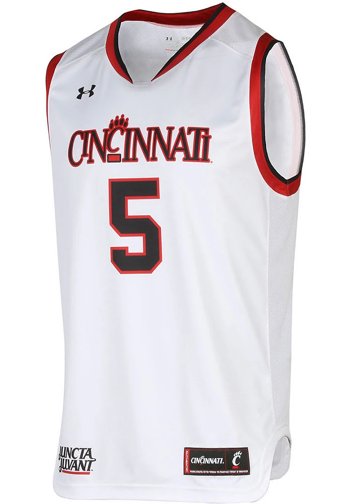 Under Armour Cincinnati Bearcats White Contrast Replica Jersey