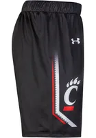 Under Armour Cincinnati Bearcats Mens Black Replica Shorts