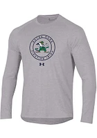 Under Armour Notre Dame Fighting Irish Grey Circle Tech Long Sleeve T-Shirt