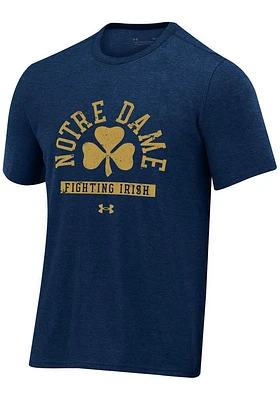 Under Armour Notre Dame Fighting Irish Navy Blue All Day SS Short Sleeve T Shirt
