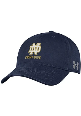 Under Armour Notre Dame Fighting Irish Swim and Dive Adjustable Hat - Navy Blue