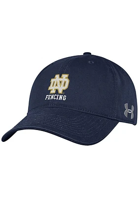 Under Armour Notre Dame Fighting Irish FENCING Adjustable Hat - Navy Blue