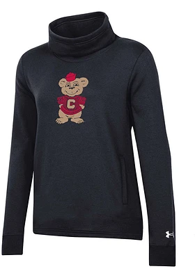 Under Armour Cincinnati Bearcats Womens Black Iconic Crew Sweatshirt