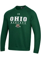 Under Armour Ohio Bobcats Mens Green Gear for Sports (Under Armour) Long Sleeve Crew Sweatshirt