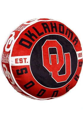 Oklahoma Sooners 15 Cloud Throw Pillow - Red