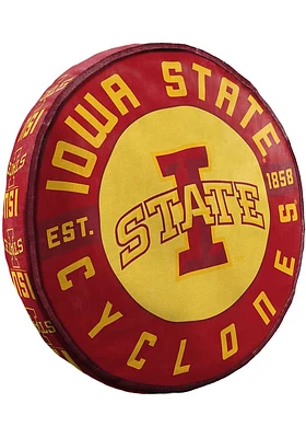Iowa State Cyclones 15 Inch Cloud Throw Pillow - Red