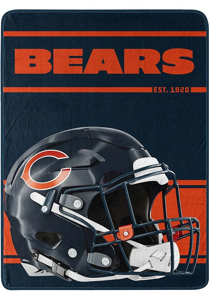 Chicago Bears Run Micro Raschel Blanket