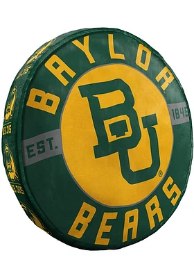 Baylor Bears Cloud Throw Pillow - Green