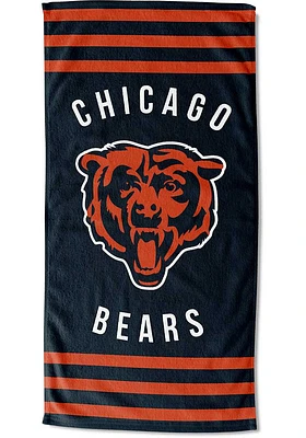 Chicago Bears Stripes Beach Towel