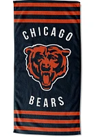 Chicago Bears Stripes Beach Towel