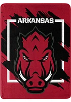 Arkansas Razorbacks Dimensional Micro 46x60 Raschel Throw Blanket - Cardinal