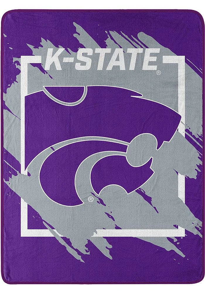 K-State Wildcats Dimensional Micro 46x60 Raschel Blanket