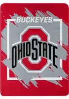 Ohio State Buckeyes Dimensional Micro 46x60 Raschel Blanket