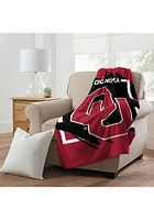 Oklahoma Sooners Dimensional Micro 46x60 Raschel Throw Blanket - Crimson