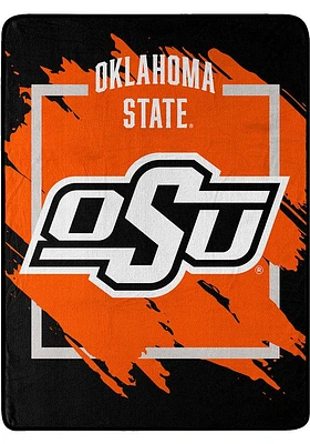Oklahoma State Cowboys Dimensional Micro 46x60 Raschel Throw Blanket - Orange