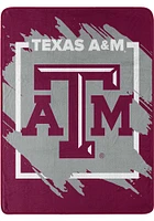 Texas A&M Aggies Dimensional Micro 46x60 Raschel Throw Blanket - Maroon