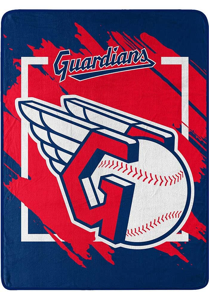 Cleveland Guardians Dimensional Micro 46x60 Raschel Throw Blanket - Red