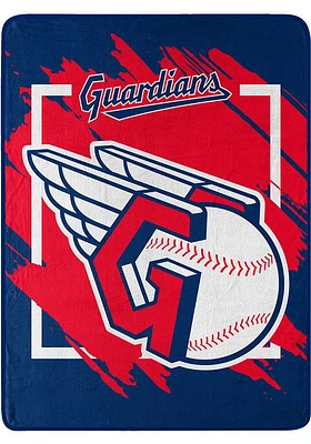 Cleveland Guardians Dimensional Micro 46x60 Raschel Throw Blanket - Red