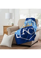 Kansas City Royals Dimensional Micro 46x60 Raschel Throw Blanket - Blue