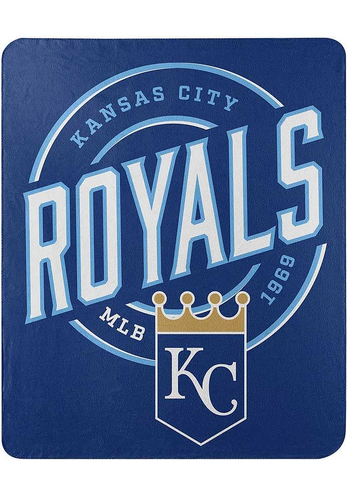 Kansas City Royals Campaign Printed Fleece Blanket - Blue