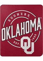 Oklahoma Sooners Campaign Printed Fleece Blanket - Crimson
