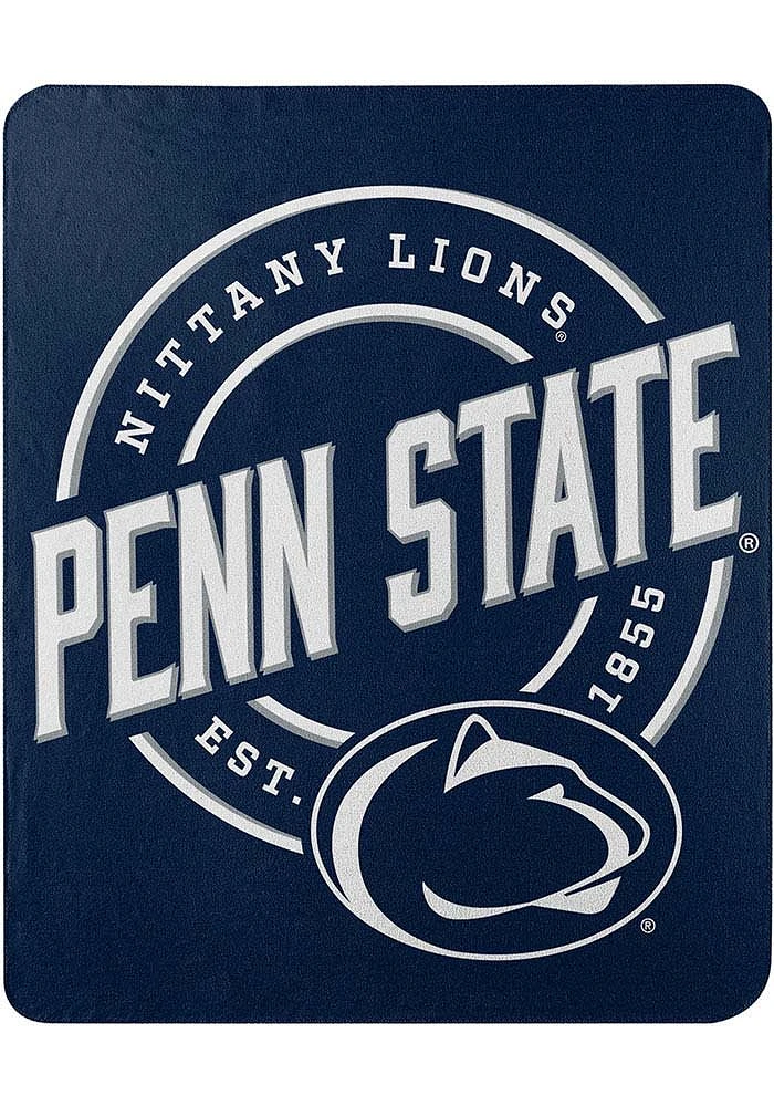 Penn State Nittany Lions Campaign Printed Fleece Blanket - Blue