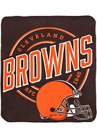 Cleveland Browns Campaign Printed Fleece Blanket - Brown