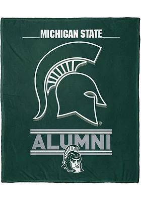 Michigan State Spartans Silk Touch Alumni 50X60 Fleece Blanket - Green